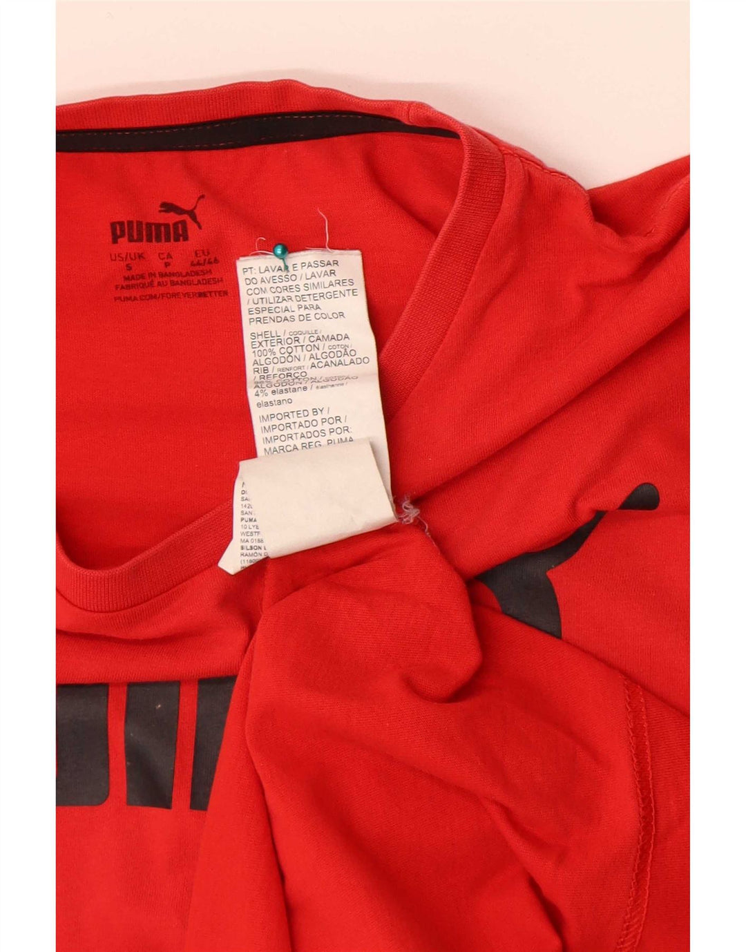 Puma muška grafička majica, veličina S, crvena, pamuk