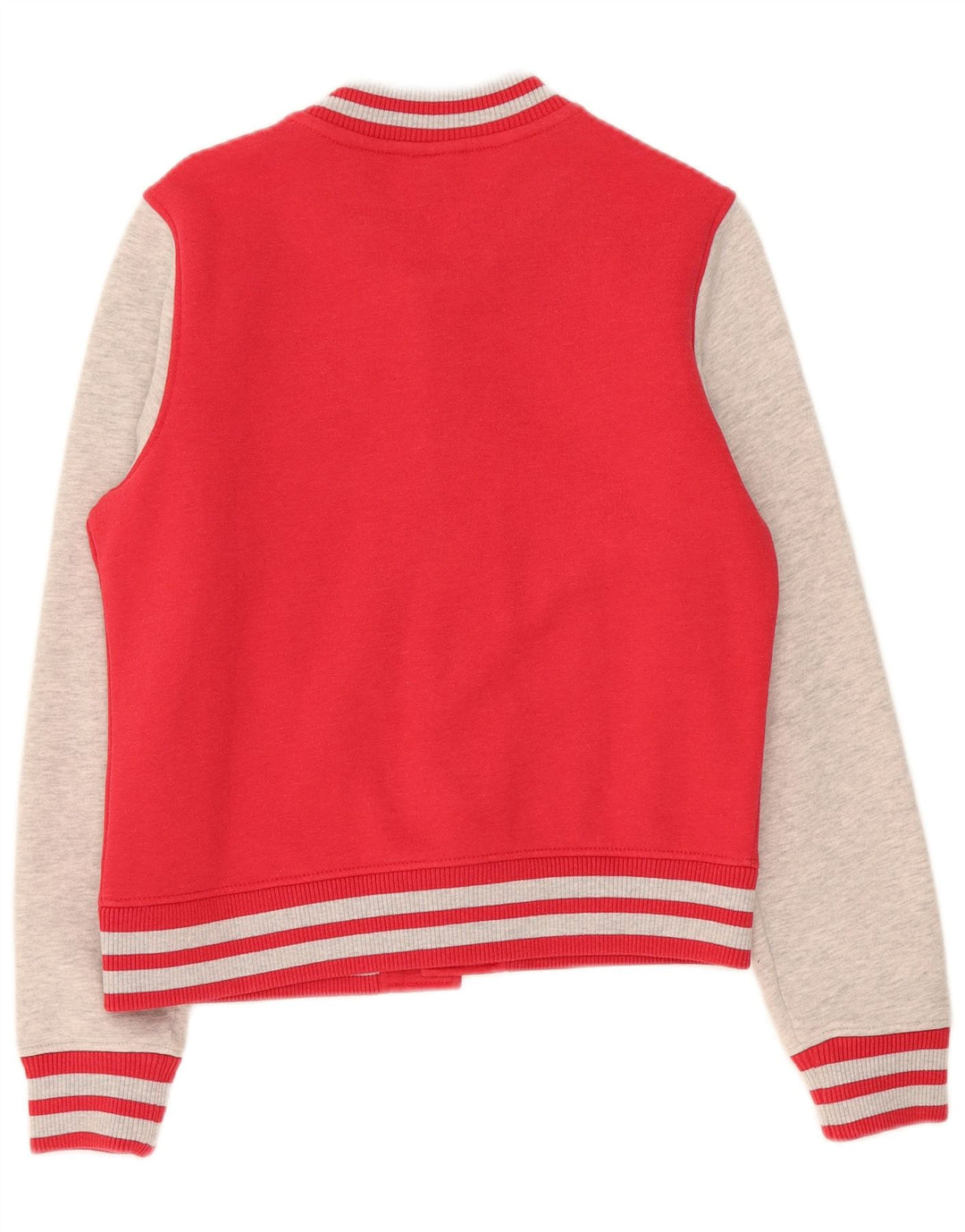 Superdry ženska gornja jakna trenirke UK 14 Pamuk srednje crvene boje