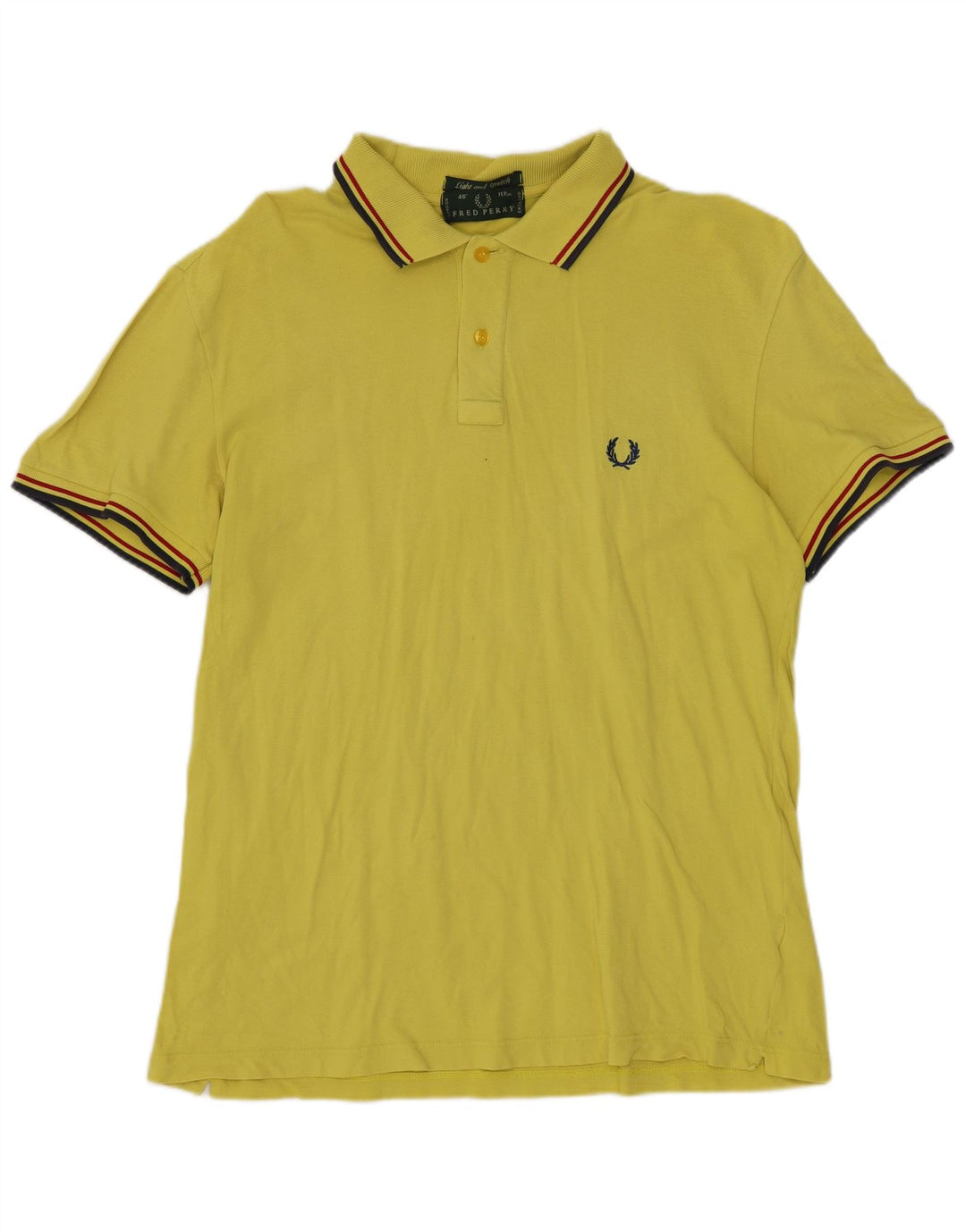 FRED PERRY Muška polo majica velika žuta pamučna