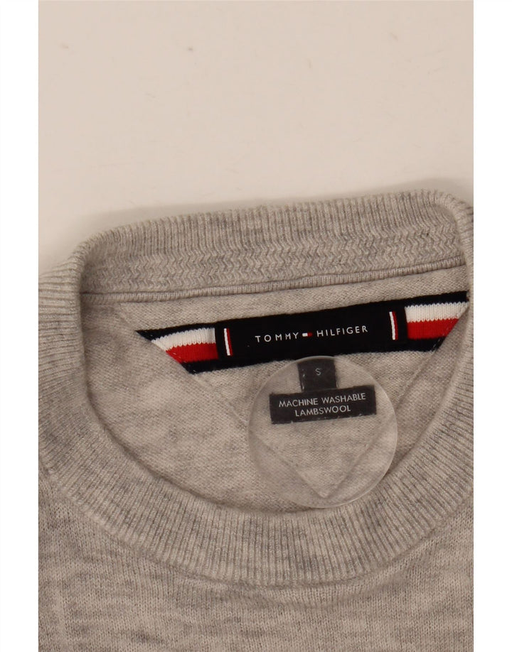 Tommy Hilfiger muški pulover s okruglim izrezom mali sivi