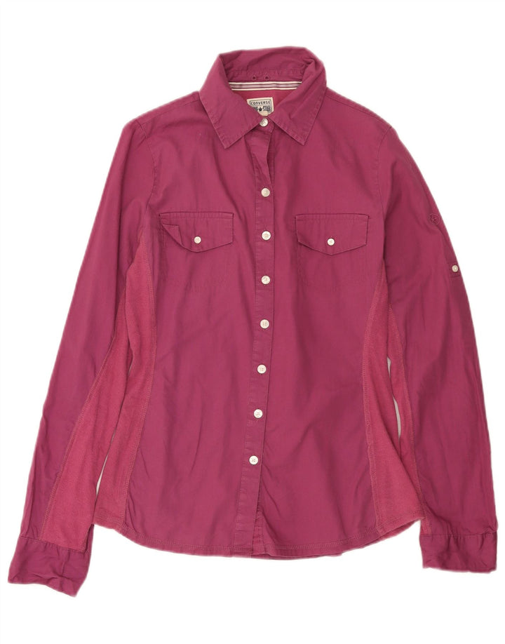 CONVERSE Ženska košulja s jednom zvijezdom UK 10 Mali ružičasti pamuk