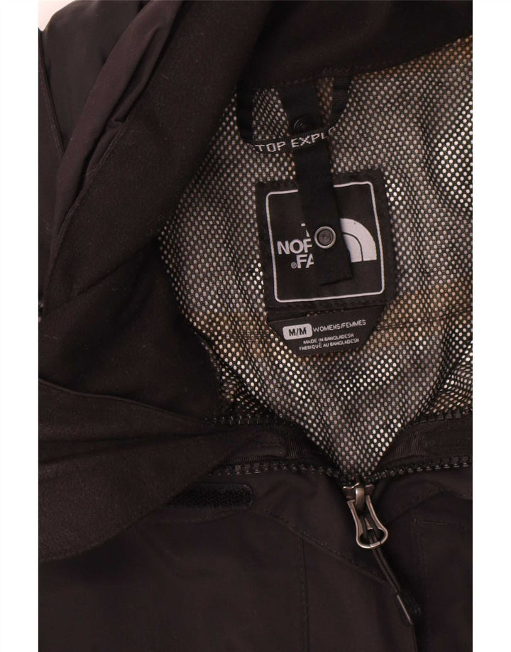 The North Face ženska kišna jakna s kapuljačom UK 14 srednji crni poliester