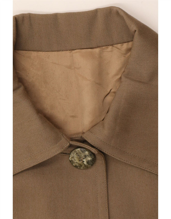 Vintage ženski preveliki kaput UK 18 XL smeđi