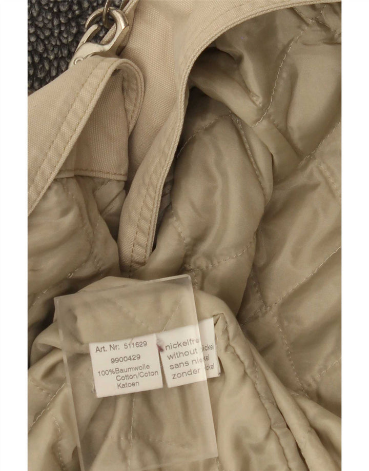 Vintage muška duffle jakna UK 46 3XL bež pamuk