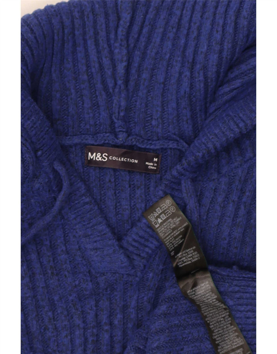 Marks & Spencer ženski džemper s kapuljačom UK 14 Srednje tamnoplava
