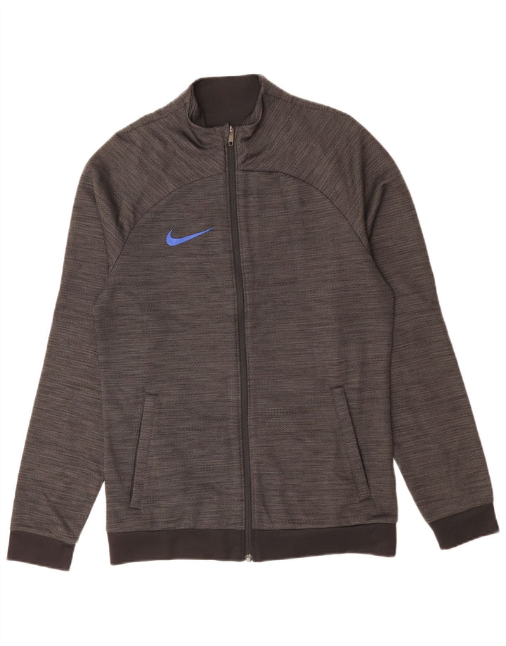 NIKE muška gornja jakna Dri Fit Trenirka Mali sivi flekasti poliester
