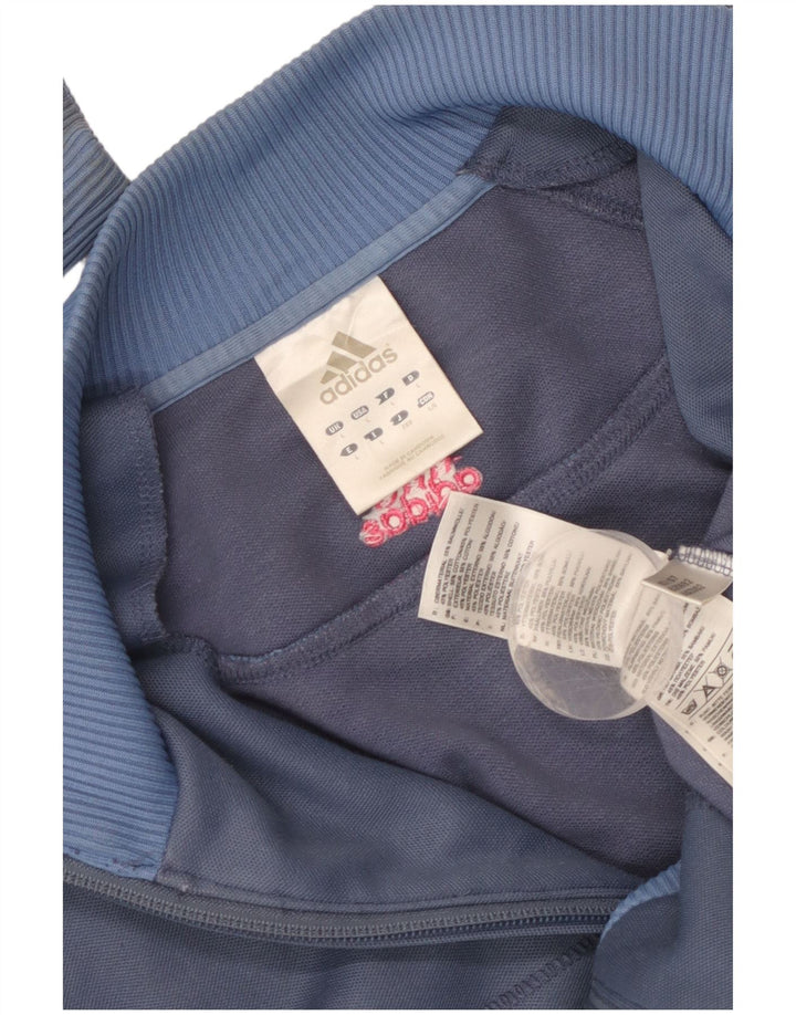 Adidas muška gornja jakna od trenirke, velika tamnoplava pamučna prugasta jakna