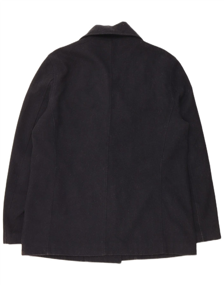 Marks & Spencer muški kaput s dvostrukim kopčanjem UK 38 srednje tamnoplavi poliester