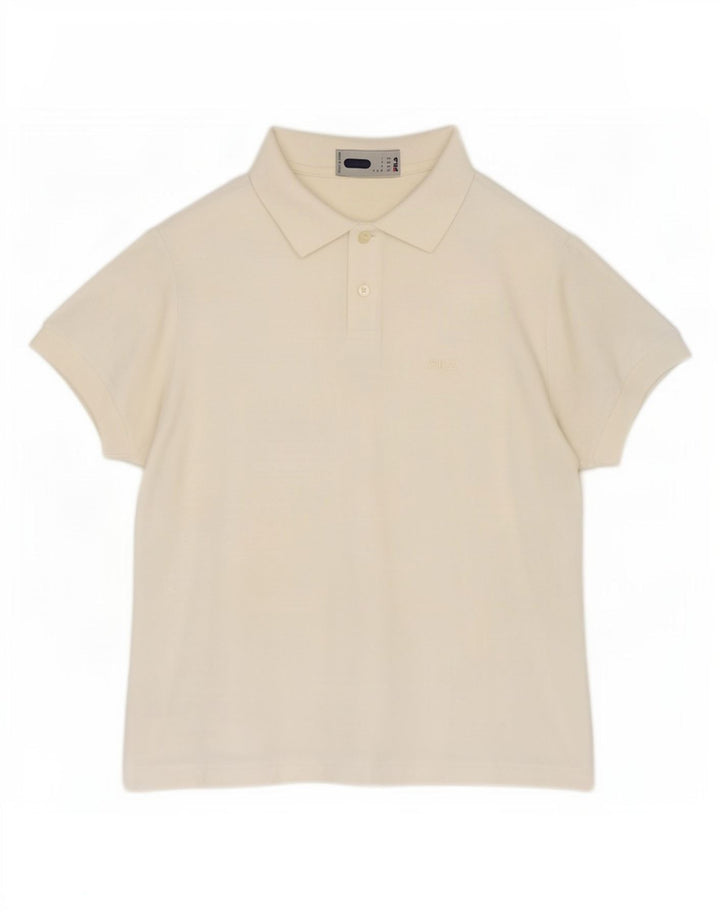 Fila ženska polo majica IT 46 Large Off White