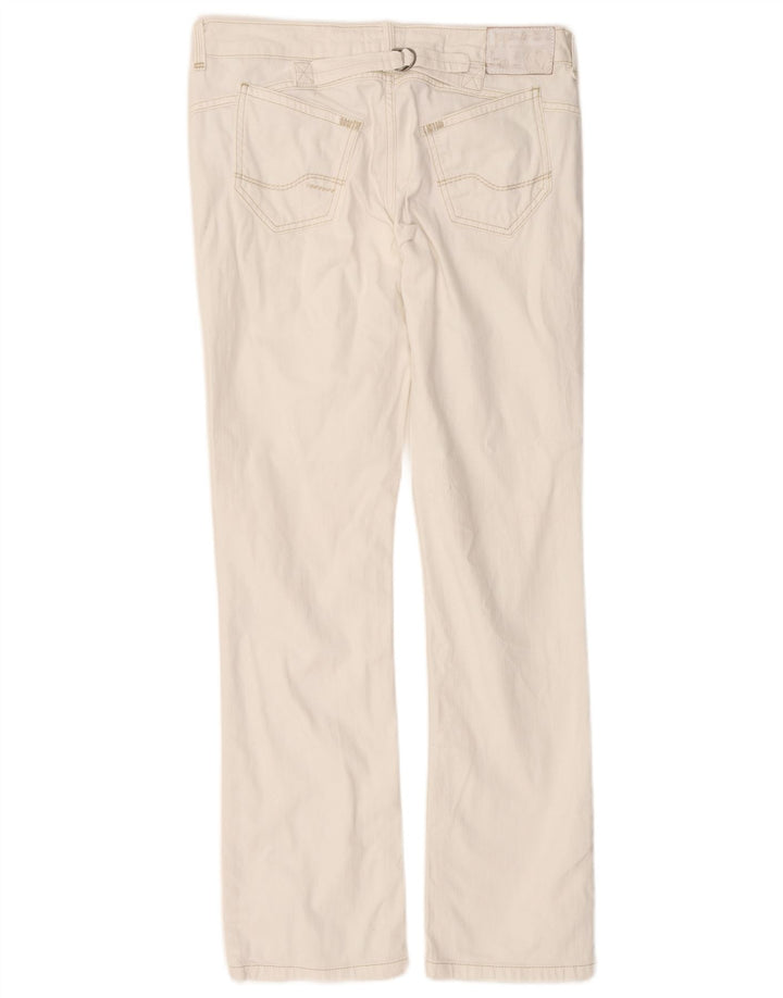 FAT FACE Ženske ravne traperice niskog struka UK 12 Srednje W32 L31 Bijele