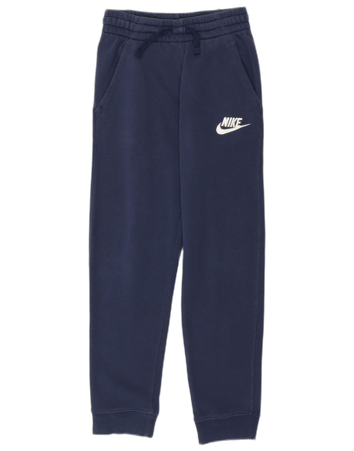 NIKE Boys Graphic Trenirka Hlače Joggers 10-11 Years Medium Navy Blue
