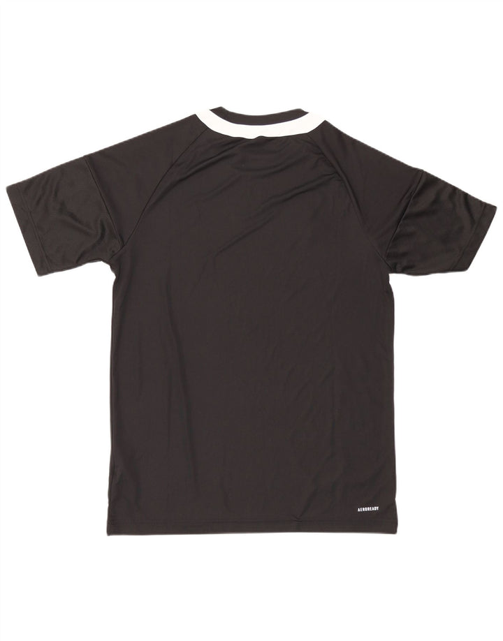 ADIDAS Mens Aeroready Regular Fit T-Shirt Top Small Black Polyester