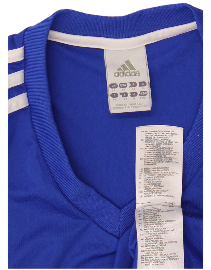 Adidas muška Climalite majica kratkih rukava Srednje plavi poliester