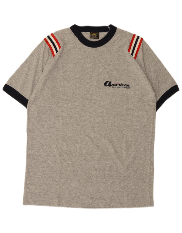 Lee muška majica kratkih rukava Srednje sivi pamuk