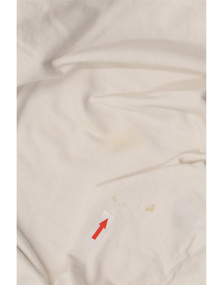 MURPHY & NYE muška majica s grafičkim motivima dugih rukava srednje bijele boje