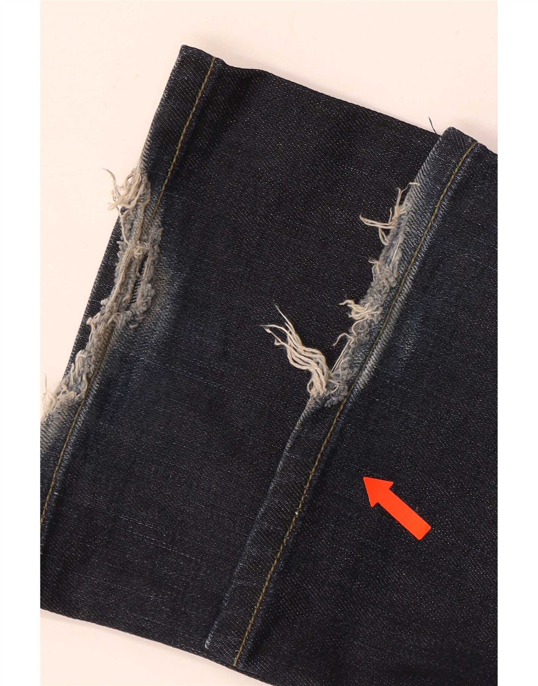 Diesel Ženske Bootcut traperice W32 L34 tamnoplavi pamuk