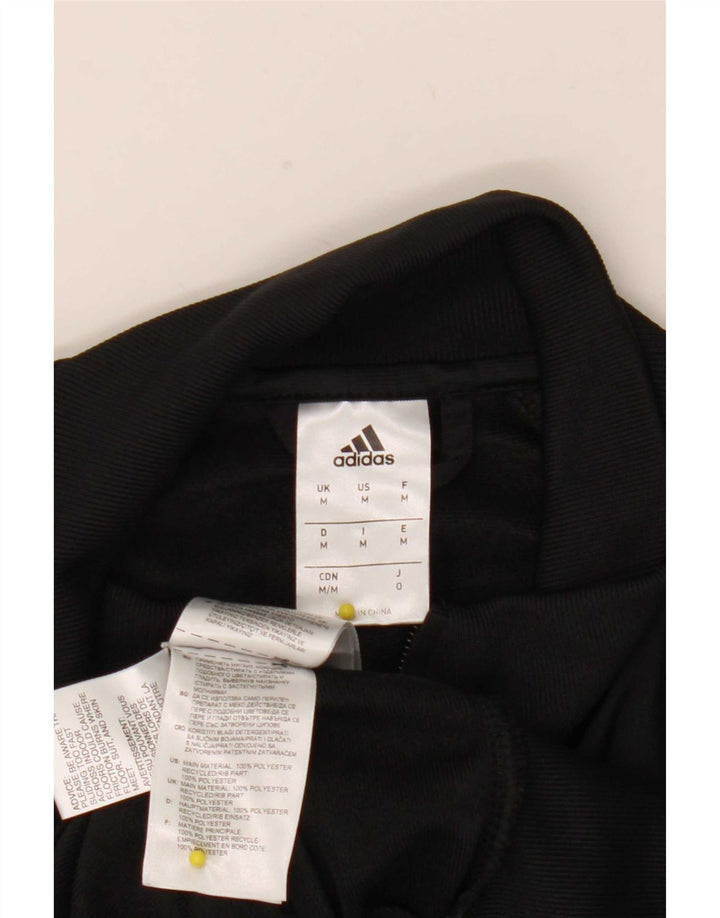 Adidas muška gornja jakna trenirke srednje crne boje od poliestera