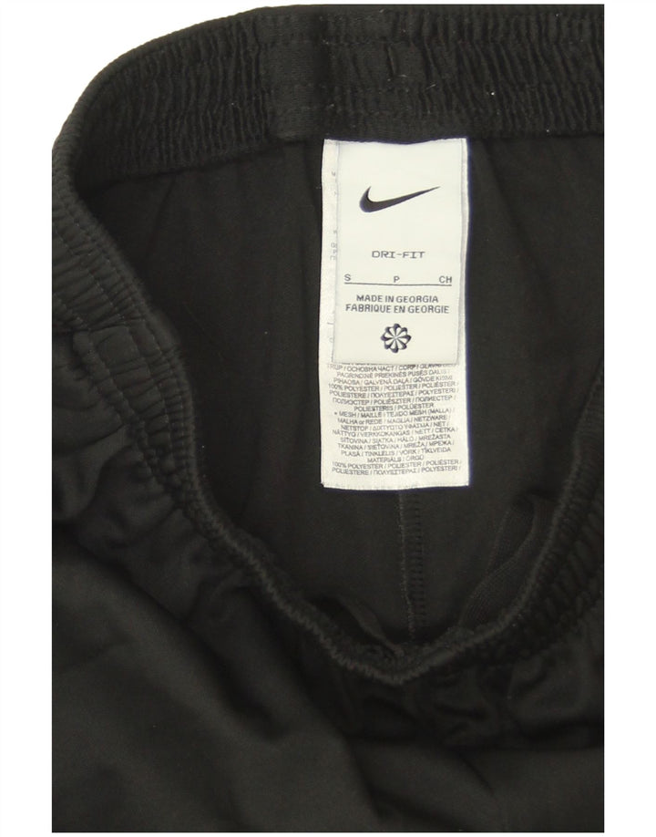 Nike muške Dri Fit hlače za trenirku male crne poliesterske boje