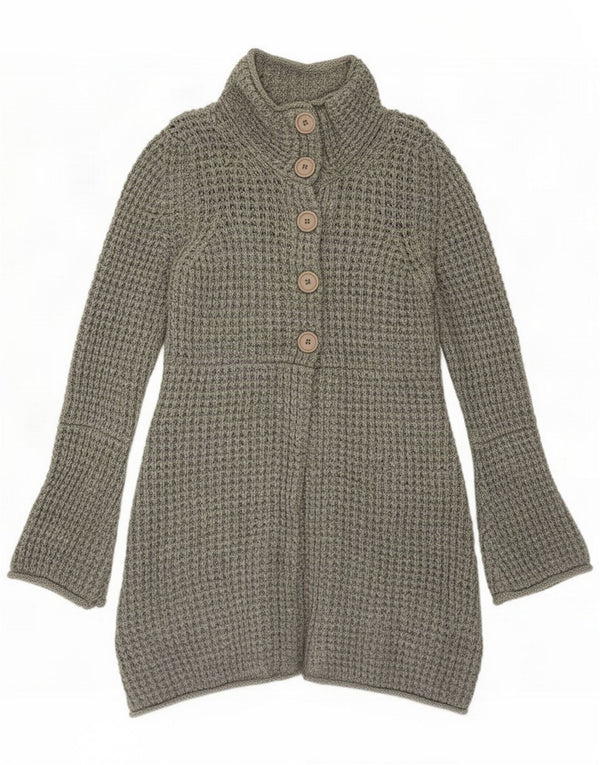 French Connection Ženski dugi kardigan džemper UK 10 Small Gray Wool