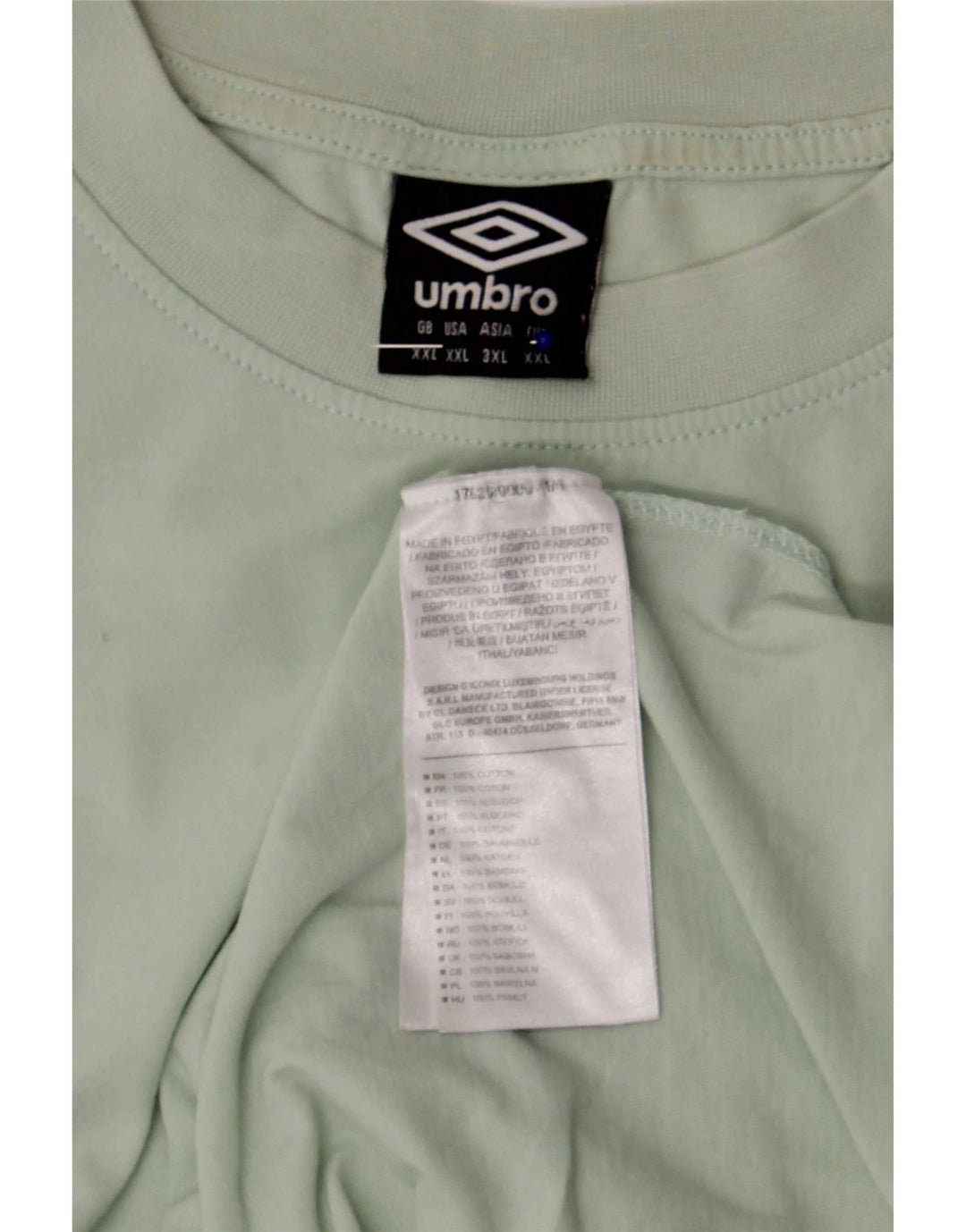 Umbro muška majica kratkih rukava 2XL zeleni pamuk