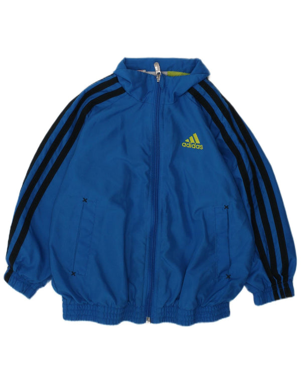 ADIDAS Baby Boys Gornja jakna trenirke 18-24 mjeseca plavi poliester