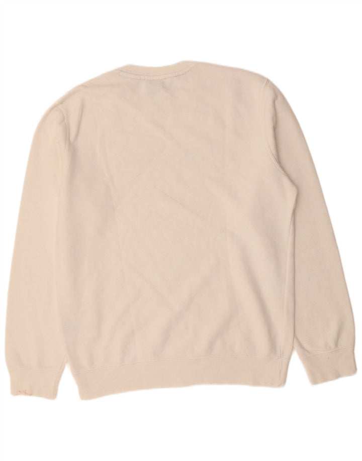 CHAMPION Muški džemper s grafičkim motivima Veliki bijeli pamuk