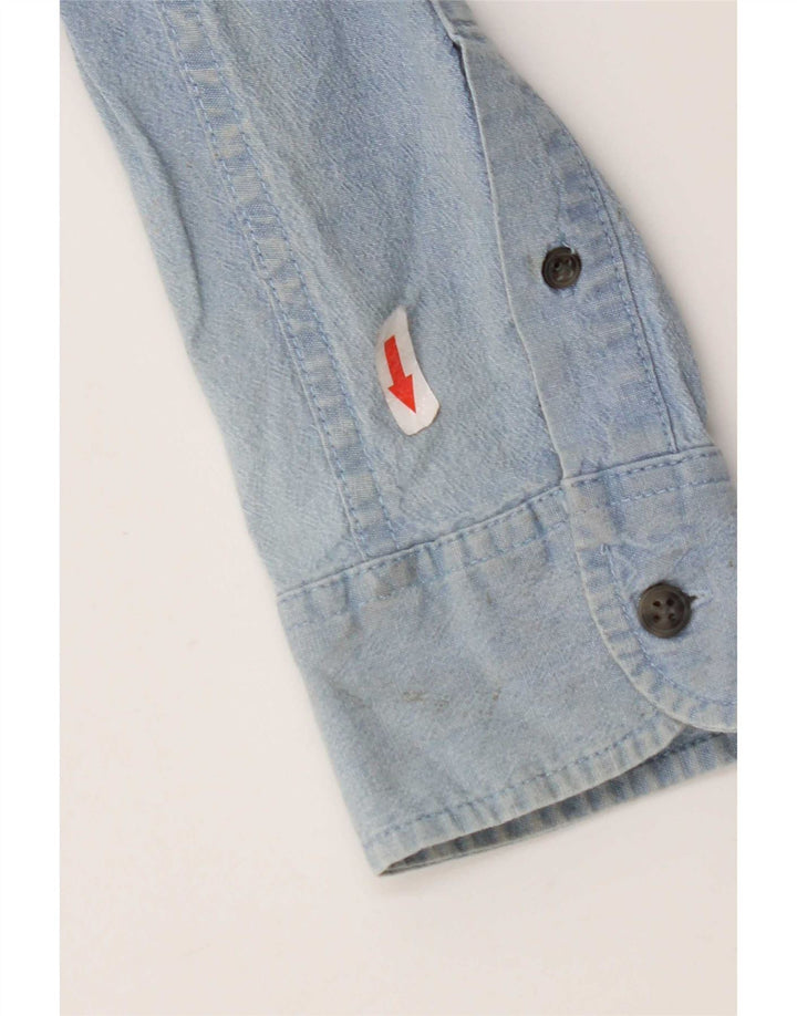 Wrangler muška traper košulja Large Blue Cotton