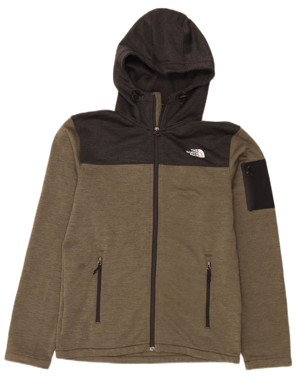 The North Face muški pulover s kapuljačom i patentnim zatvaračem, mali kaki boja