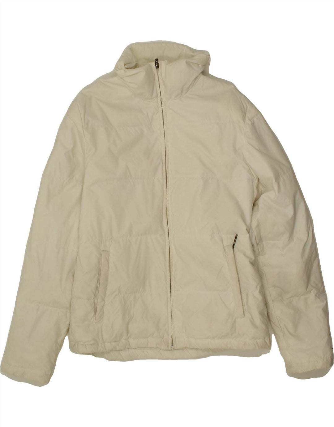 TOMMY HILFIGER Womens Padded Jacket UK 16 Large White Nylon Vintage Tommy Hilfiger and Second-Hand Tommy Hilfiger from Messina Hembry 