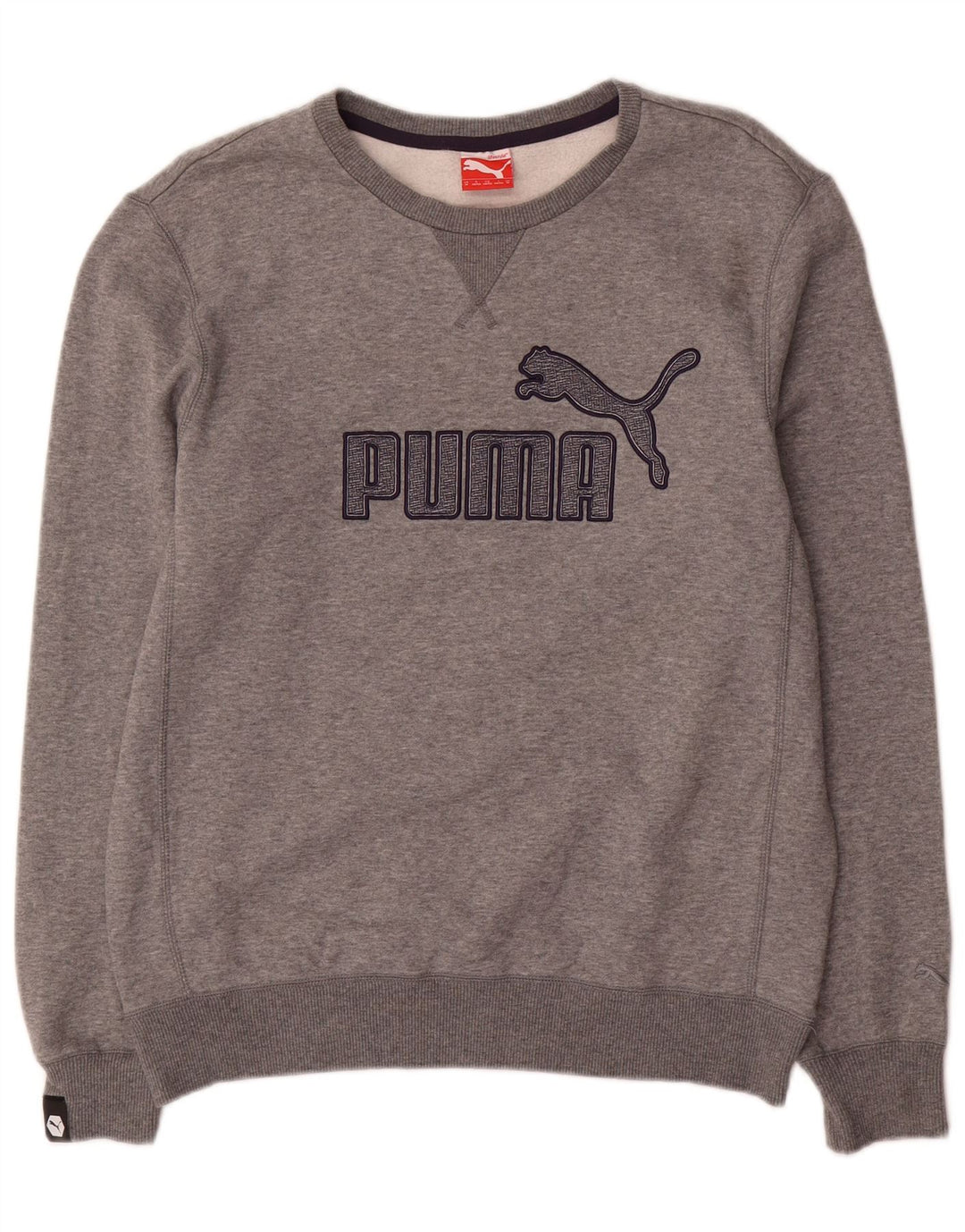 Puma muška trenirka s grafičkim motivima, srednje sivi pamuk