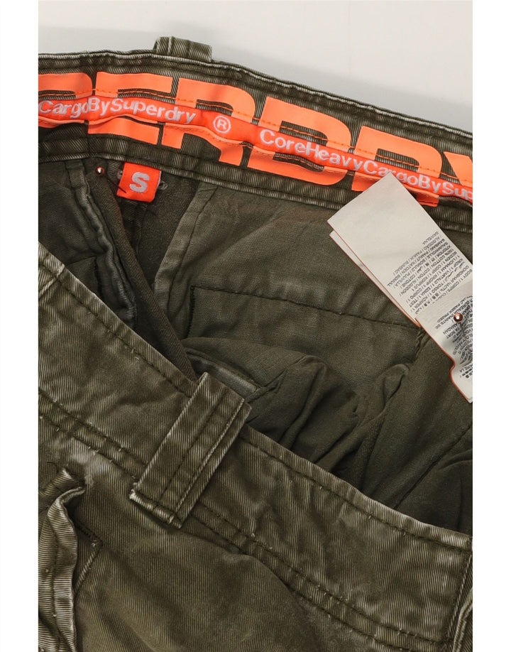 SUPERDRY Muške Cargo kratke hlače male W29 kaki pamuk