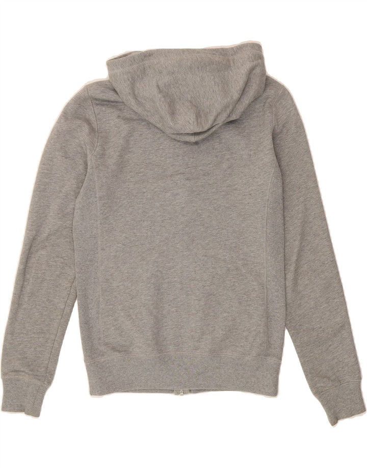 NIKE Womens Zip Hoodie Sweater UK 14 Medium Grey Vintage Nike and Second-Hand Nike from Messina Hembry 