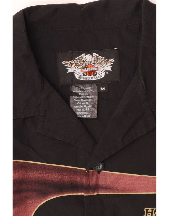 Harley Davidson muška majica kratkih rukava s motivima srednje crne motocikle