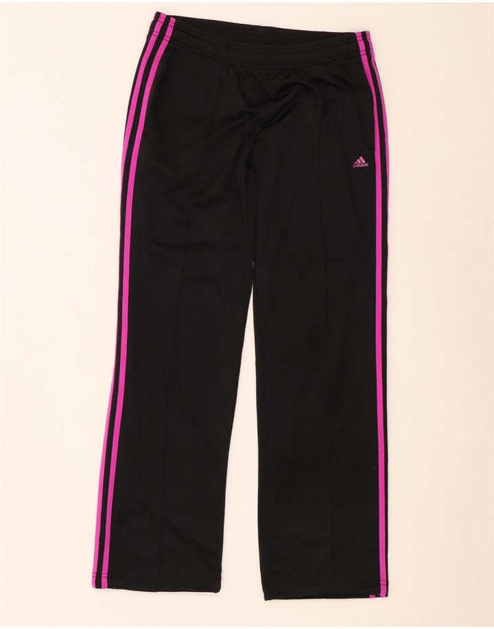 Adidas ženske hlače za trenirku UK 8/10 male crne poliesterske