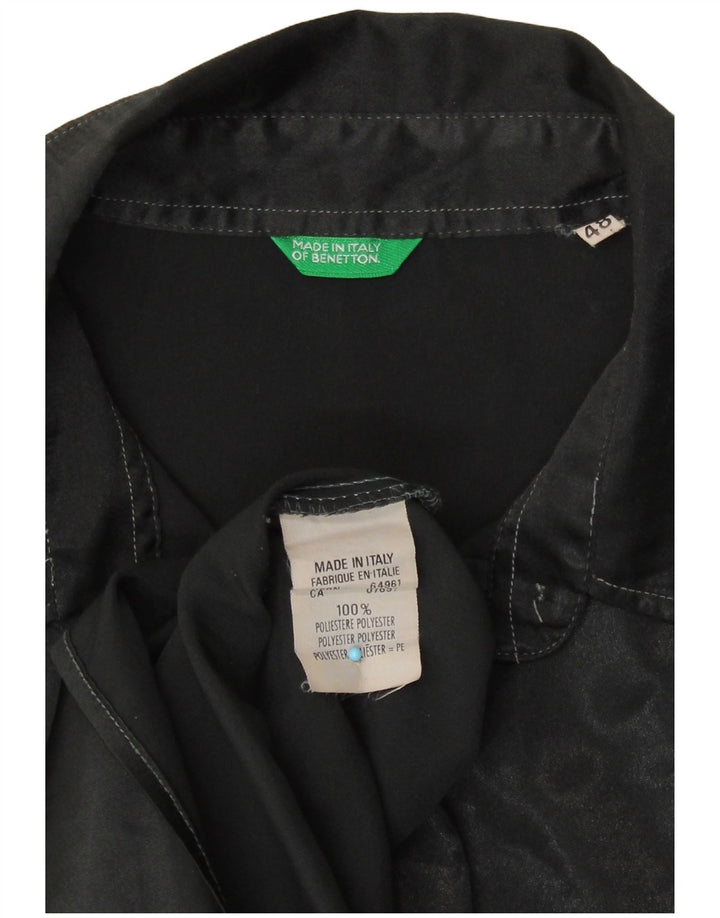 Benetton ženska košulja IT 48 XL crni poliester sa životinjskim printom