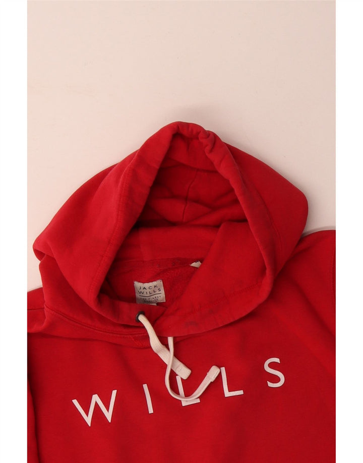 JACK WILLS Muška majica s kapuljačom XL, crveni pamuk