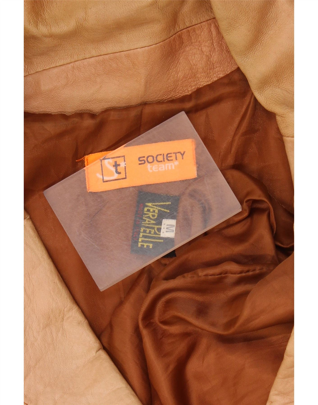 Society Ženska jakna sa 2 gumba UK 12 Srednje smeđa koža