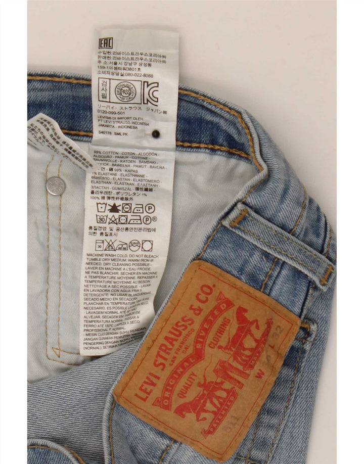 Levi's muške 511 uske traperice W36 L32 plavi pamuk