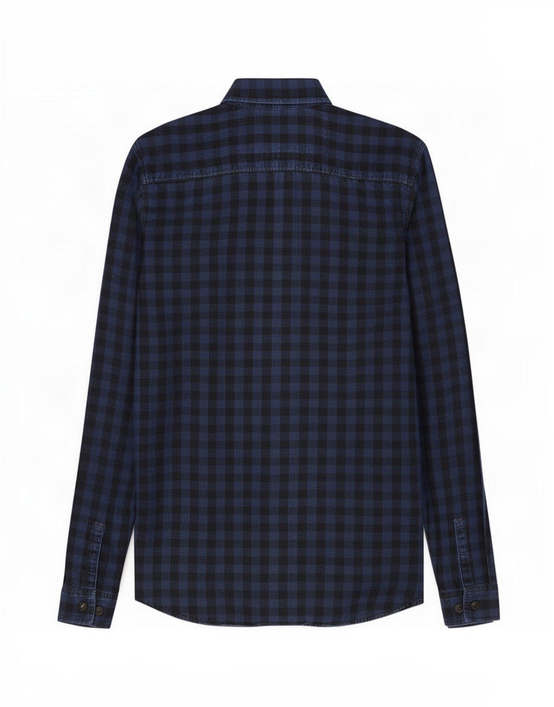 Jack & Jones muška radna majica Mala tamnoplava pamučna gingham boja