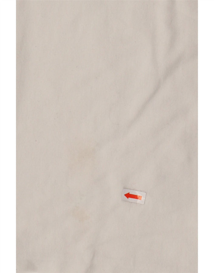 ADIDAS Ženska majica kratkih rukava UK 14 Large Off White Pamuk