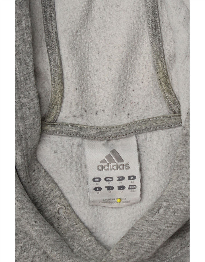 ADIDAS muška majica s kapuljačom s kapuljačom srednje sive boje