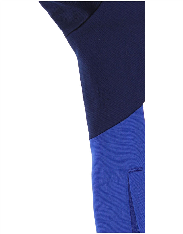 ADIDAS muška grafička trenirka gornja jakna UK 38/40 srednje plave boje