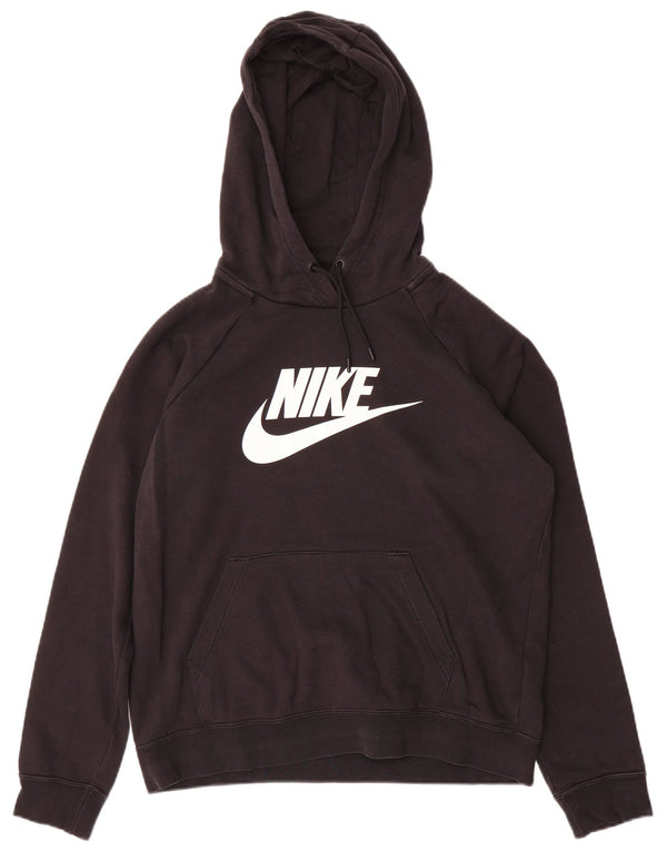Ženska majica s kapuljačom Nike Graphic UK 14 Srednje crni pamuk