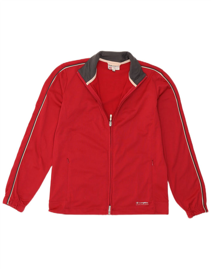 Champion ženska gornja jakna trenirke Easy Fit UK 10 mali crveni poliester