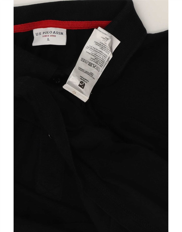 U.S. Polo Assn. Muška košulja velika crna pamučna