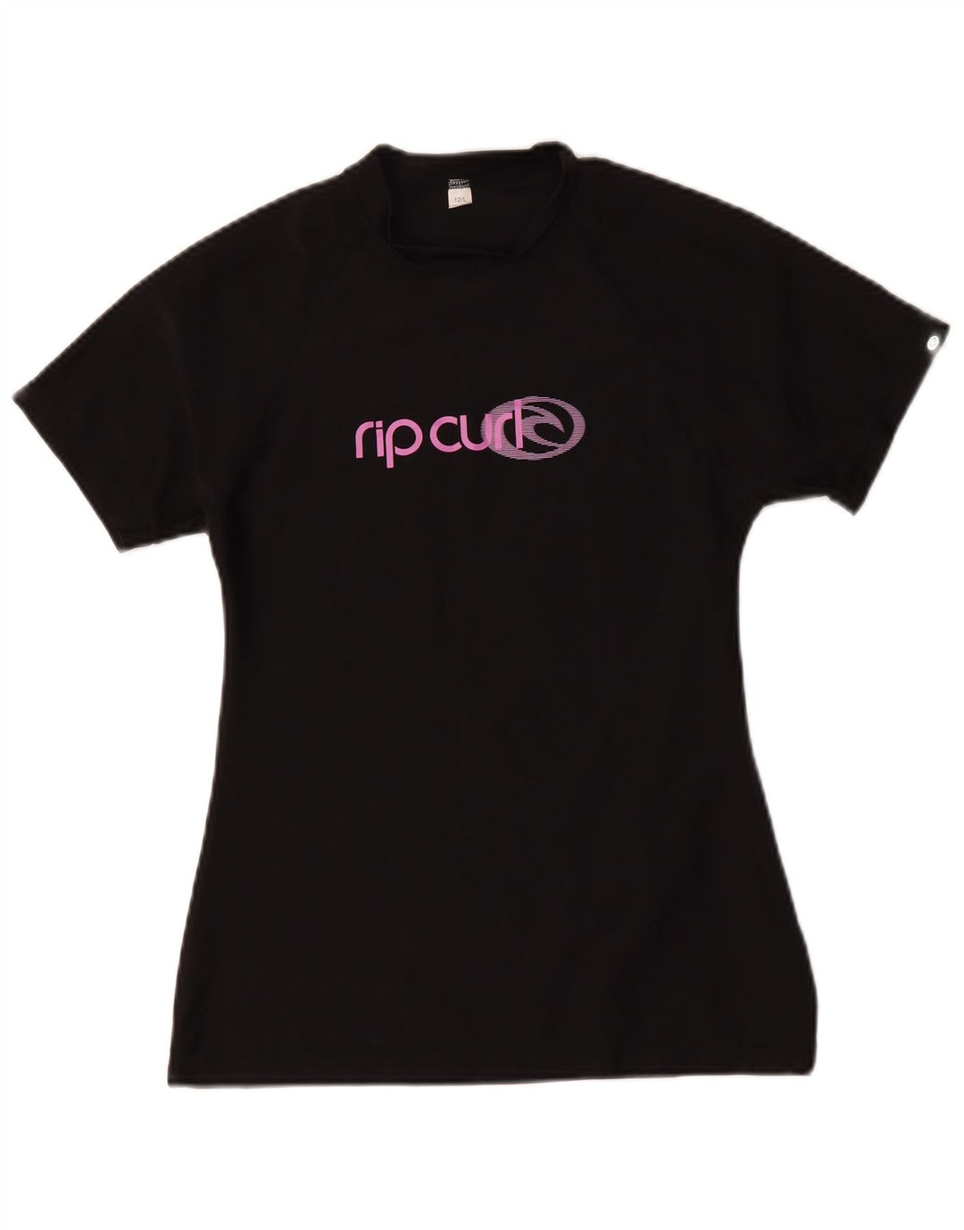 Rip Curl ženska majica kratkih rukava s grafičkim motivima US 12 Large crni poliamid