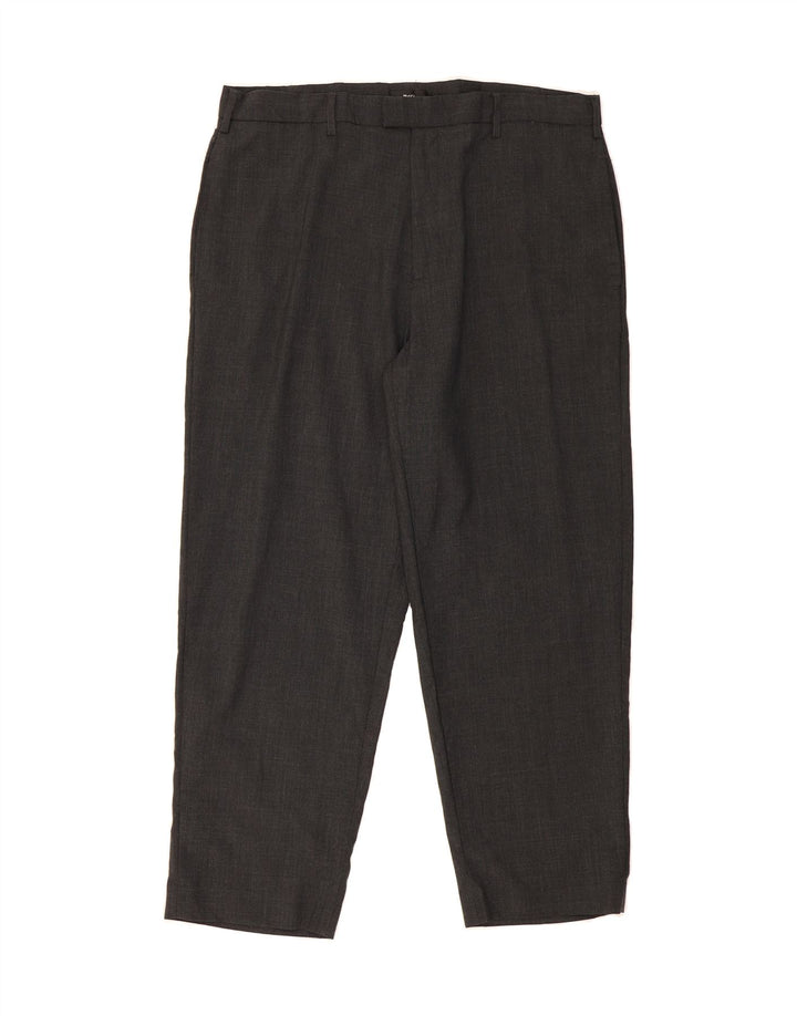 MOSSIMO Mens Slim Suit Trousers W38 L30 Grey Polyester Vintage Mossimo and Second-Hand Mossimo from Messina Hembry 