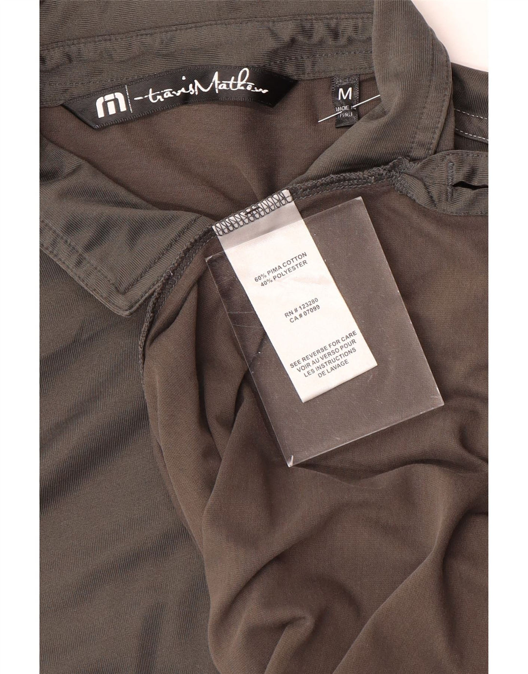 TRAVIS MATHEW Muška polo majica Srednje sivi pamuk