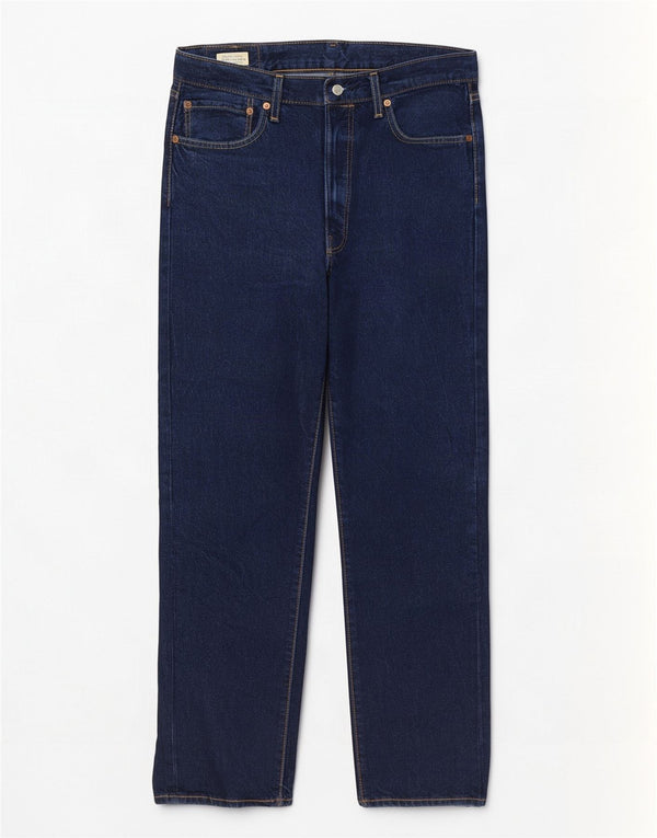Levi's muške 501 ravne traperice W32 L32 tamnoplavi pamuk