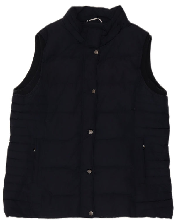 Crew Clothing Ženski obični prsluk UK 16 veliki tamnoplavi poliester
